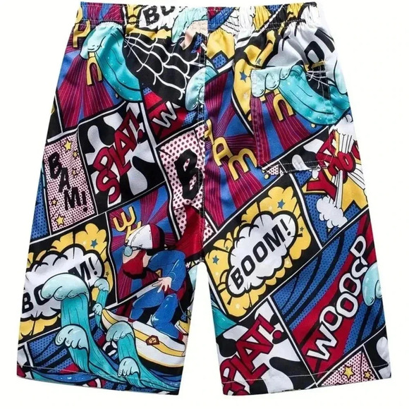 Men Graphic Pattern Shorts - Picture 2 of 5